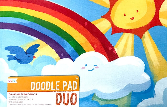Doodle Pad Duo – Sunshine & Raindrops