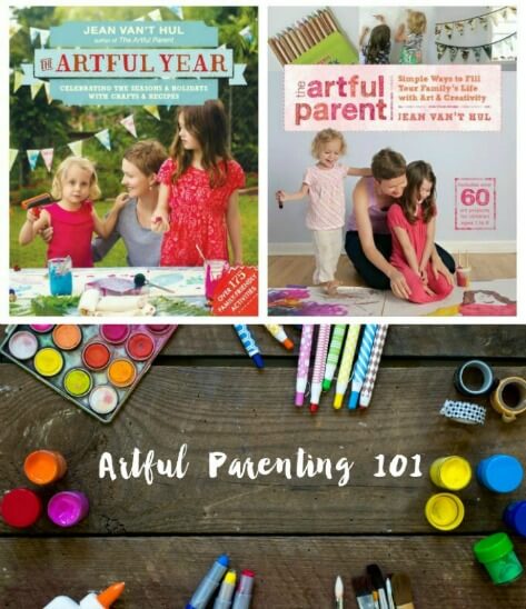 The Artful Parent giveaway package of two books, three online courses, and five activity packs