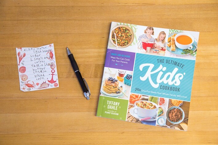 The Ultimate Kids Cookbook and Daphne's Grocery List