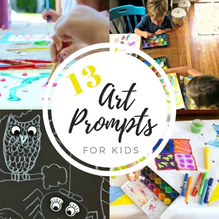 13 Art Prompts for Kids to Foster Creativity