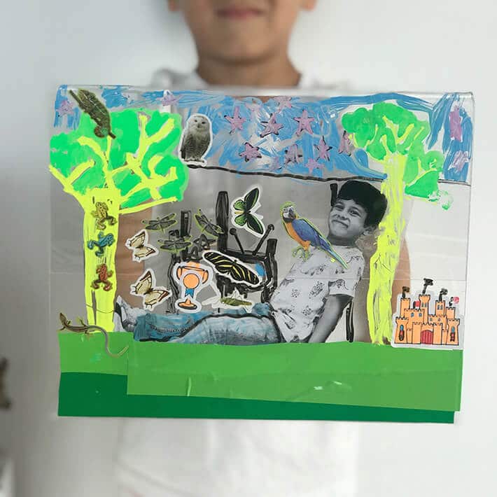 Dream worlds – creating mixed media art for kids