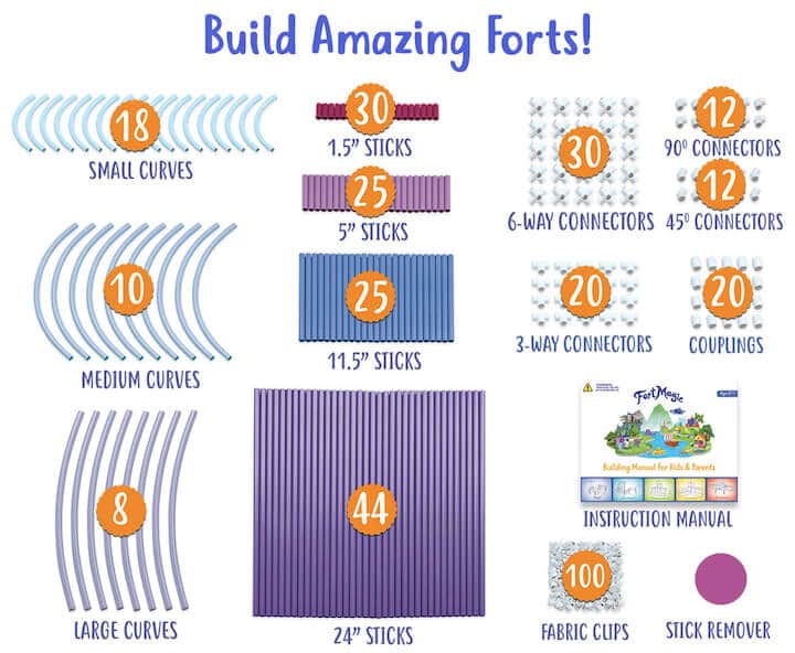 Build Amazing Forts with Fort Magic Kits