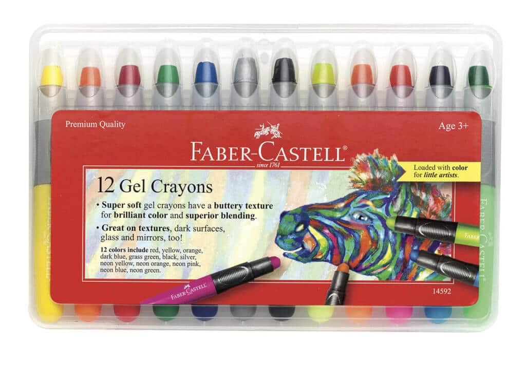 Faber Castell 12ct Gel Crayons