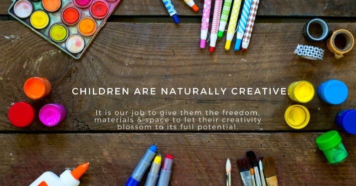 Children are naturally creative quote by Jean Van't Hul