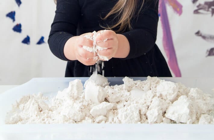 Cloud Dough for Toddlers