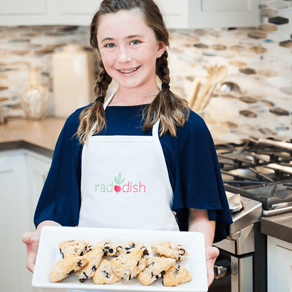 Baking scones with Raddish cooking kits