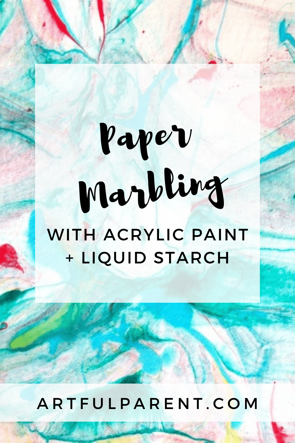How to Do Paper Marbling with Liquid Starch The Artful Parent