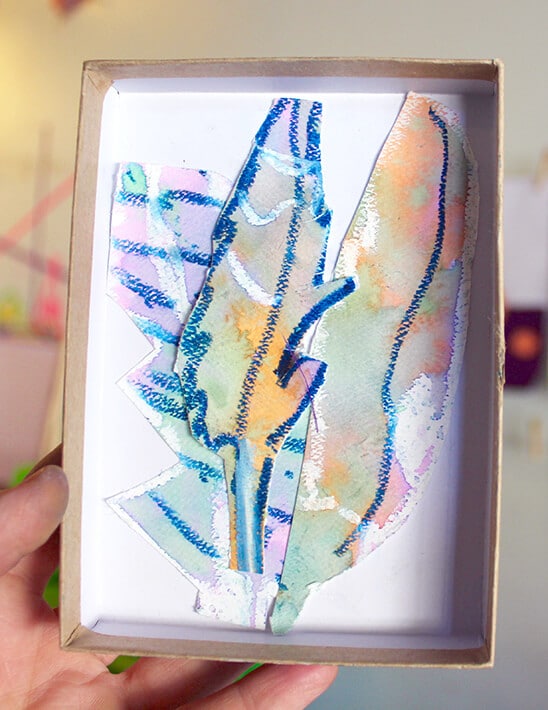 How to Paint the Northern Lights | Easy Art Idea for Kids - Arty Crafty Kids