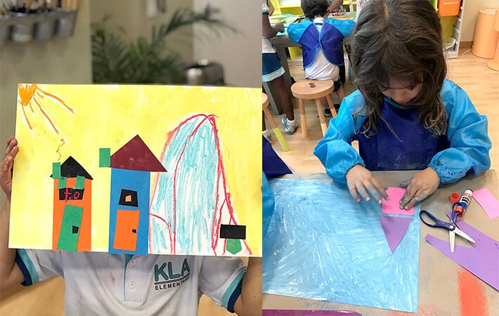 Paul Klee Art for Kids - Collaging Coloring Cities