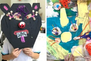 How to Make Miró Inspired Magic Animal Masks For Kids