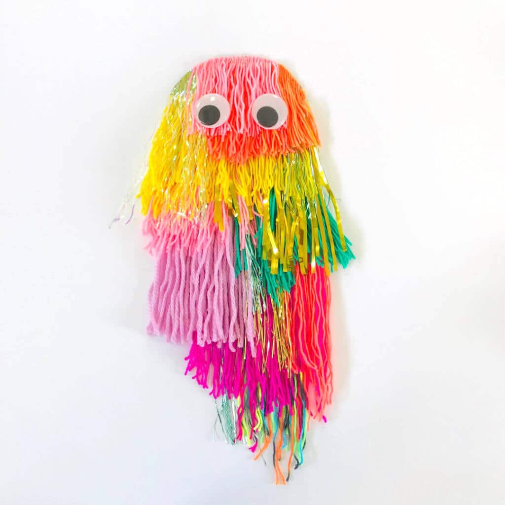 Wooly Monster Yarn Wall Hanging for Kids_Instagram