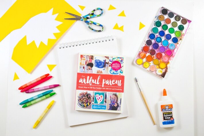 The New Artful Parent Book with Kids Art Supplies
