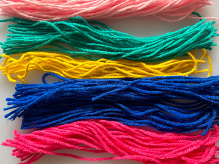 strands of yarn