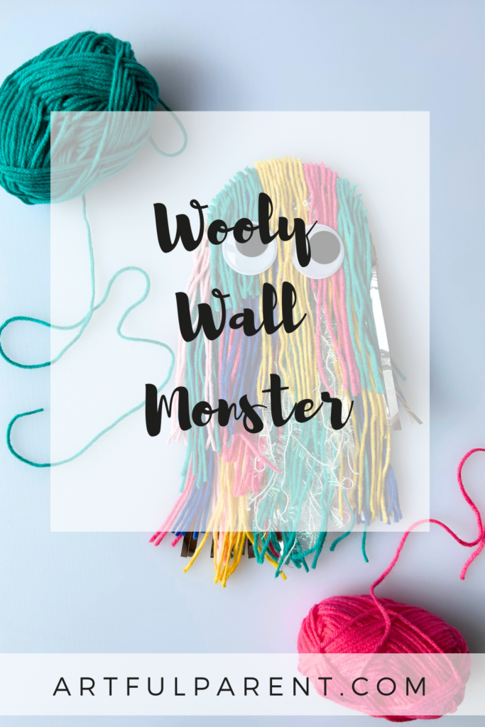 wooly wall monster pin