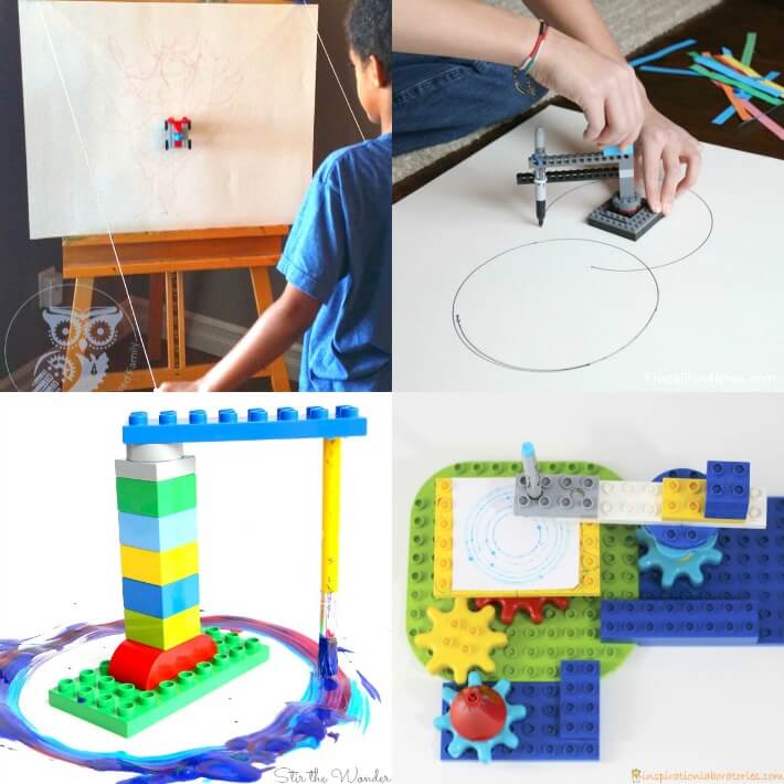 4 Lego Art Machines Kids Can Make and Use