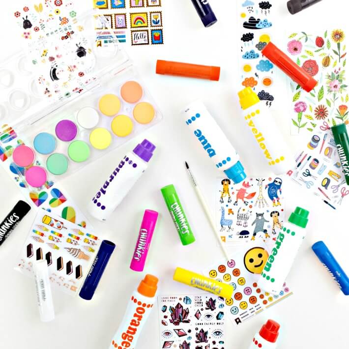 Art Supplies and Stickers for Kids
