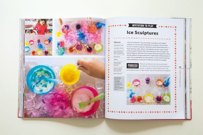 The Ice Sculptures Kids Activity in Meri Cherry's book Play Make Create