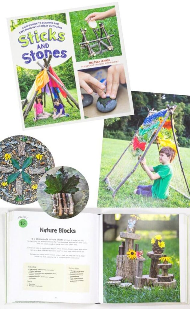 Sticks and Stones Book by Melissa Lennig - 9 Art Activity Books for Kids