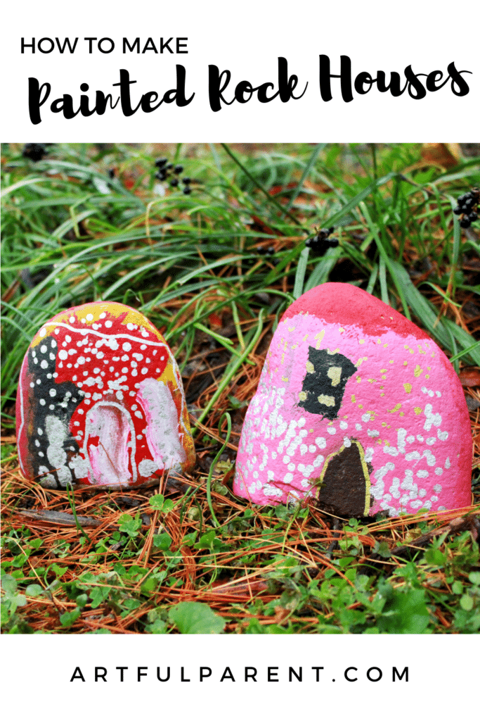 How to Make Painted Rock Houses An Easy Nature Art Activity for Kids