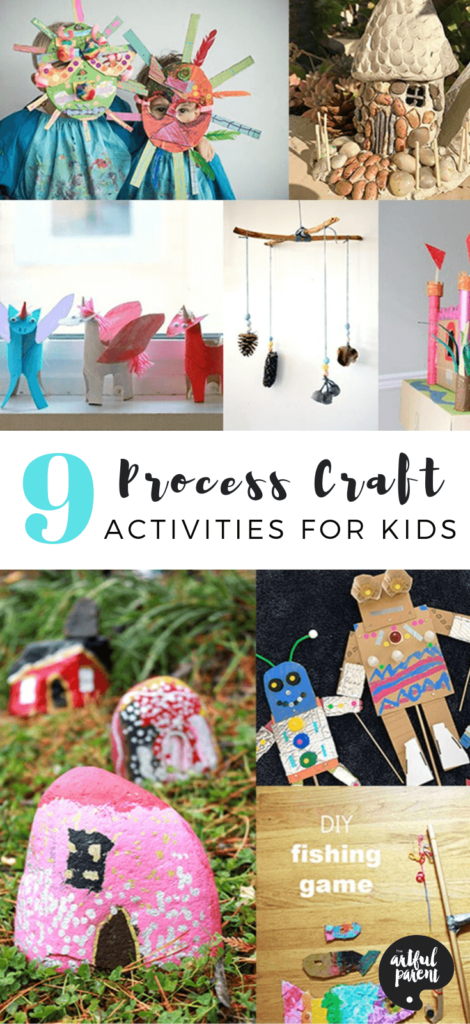 Try these 9 amazing PROCESS craft activities for kids that encourage a creative and experimental attitude with ways to make it truly one's own.