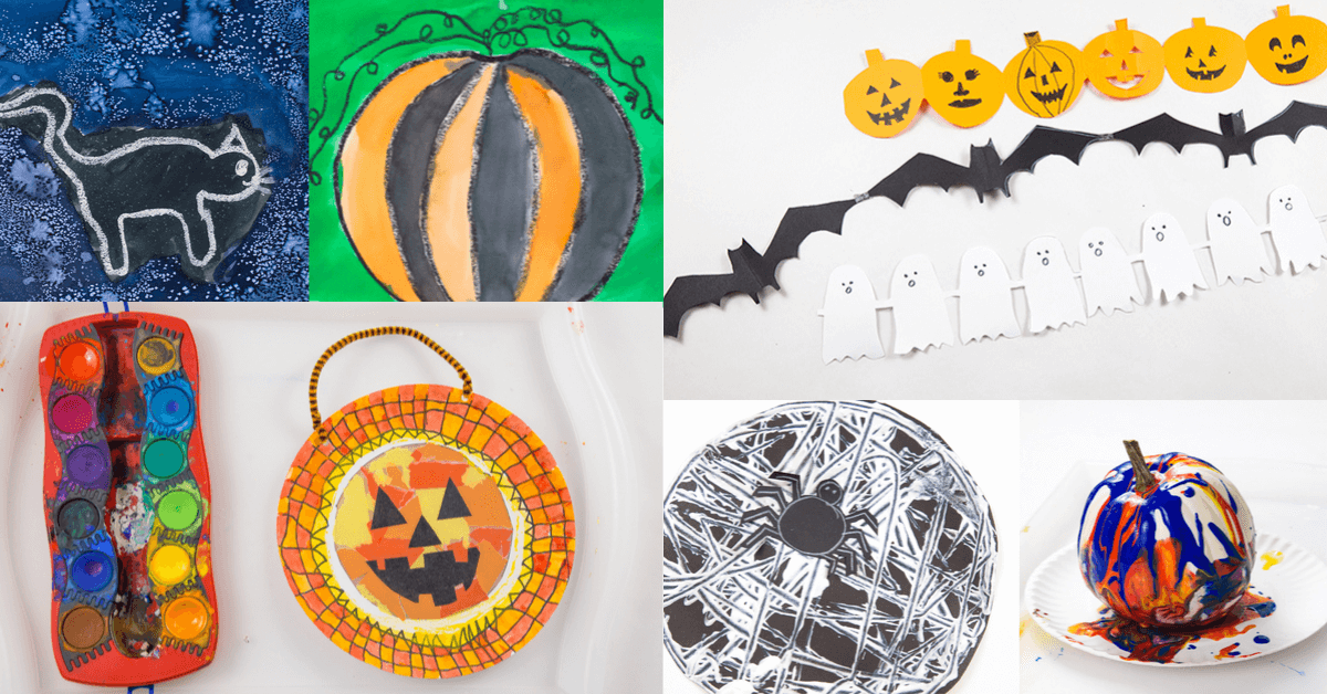 13 of the BEST & EASIEST Halloween Arts and Crafts for Kids