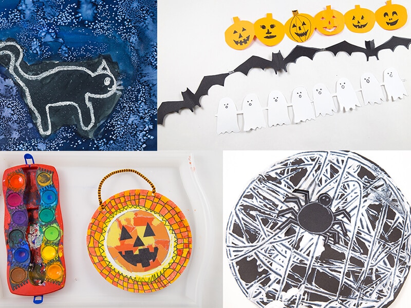 13 of the BEST & EASIEST Halloween Arts and Crafts for Kids