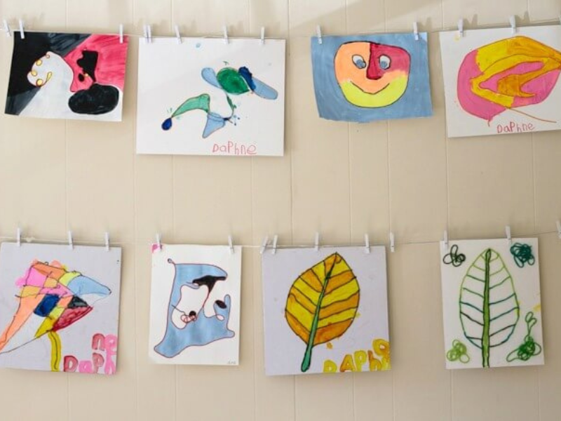 art displayed