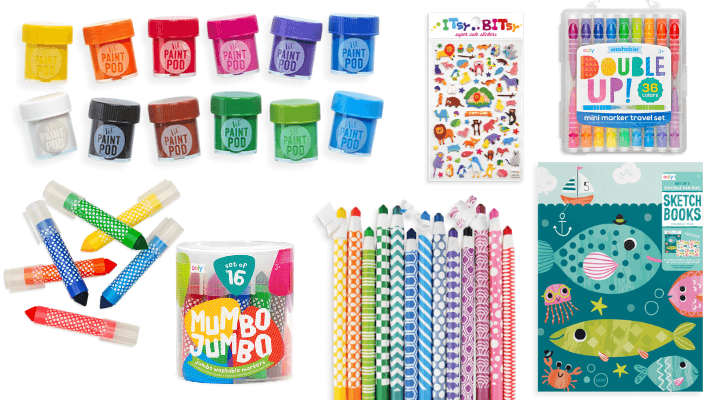 OOLY collection of art supplies for kids