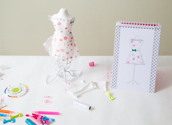 Fashion Design for Kids - Designing outfits with a kids craft kit