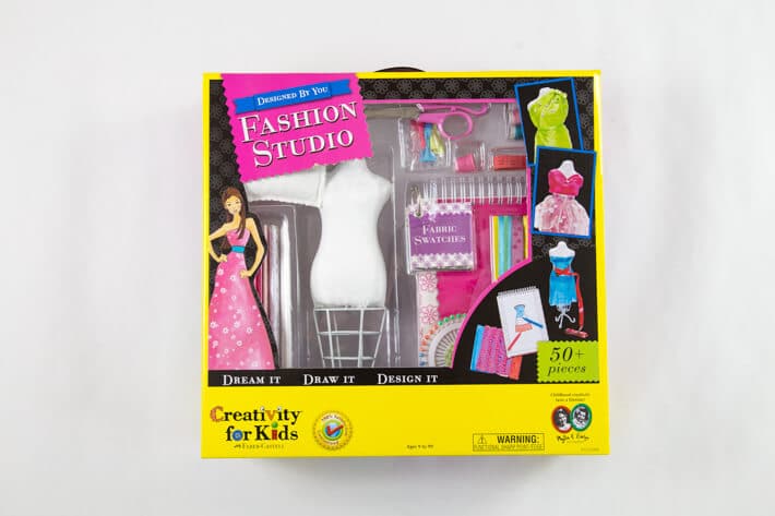 Designed By Me Fashion Studio Kit for Kids by Faber-Castell Creativity for Kids to teach Fashion Design for Kids 