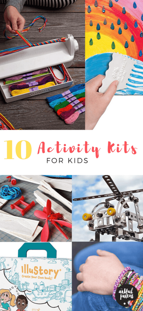 These 10 top activity kits for kids are creative and fun gifts for kids. They provide an easy way to explore science, art, cooking and engineering. _ Pinterest