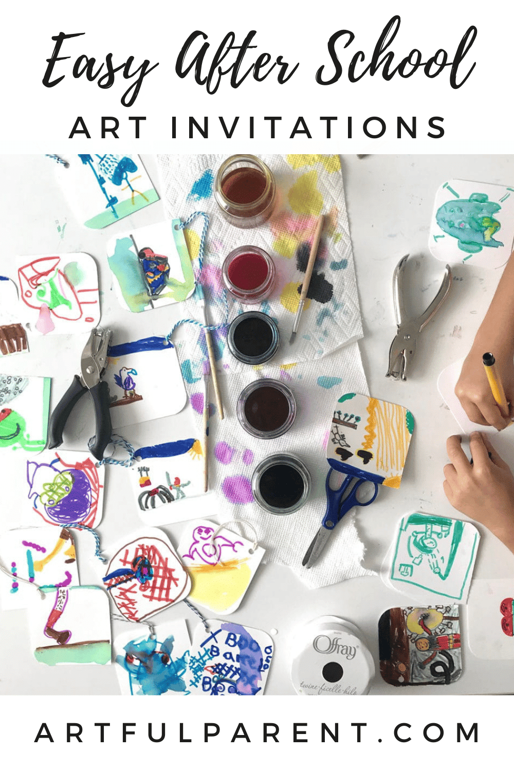 5 Easy After School Art Invitations for Kids