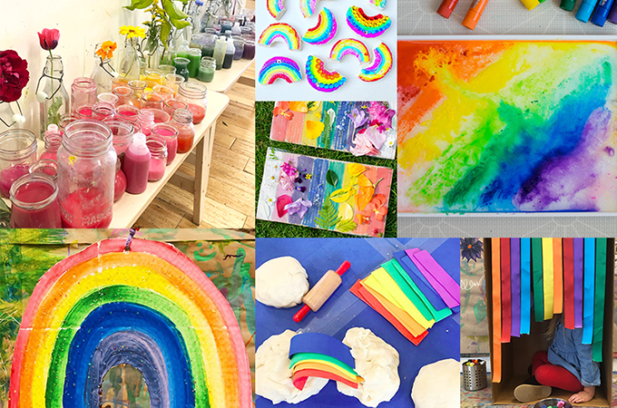 Rainbow Arts & Crafts Ideas for Kids