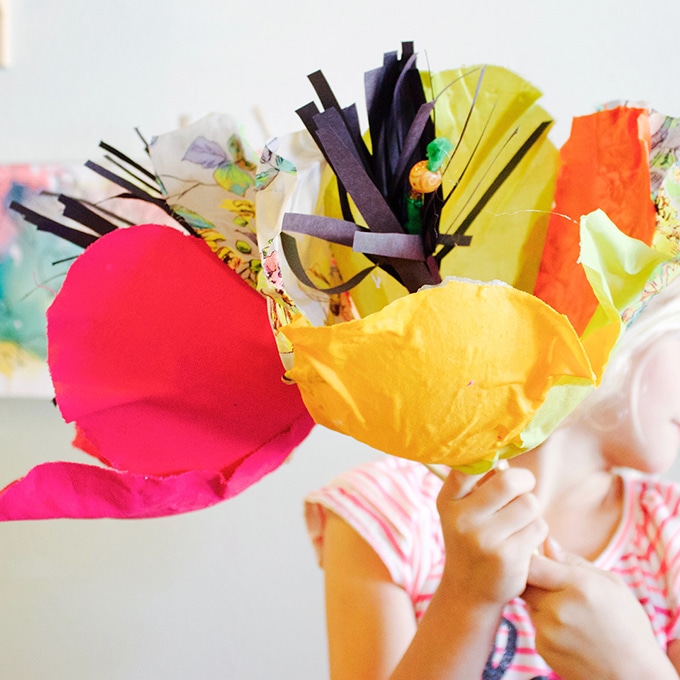Giant fabric flowers with Purple Twig Studio — Activity Craft Holidays, Kids, Tips