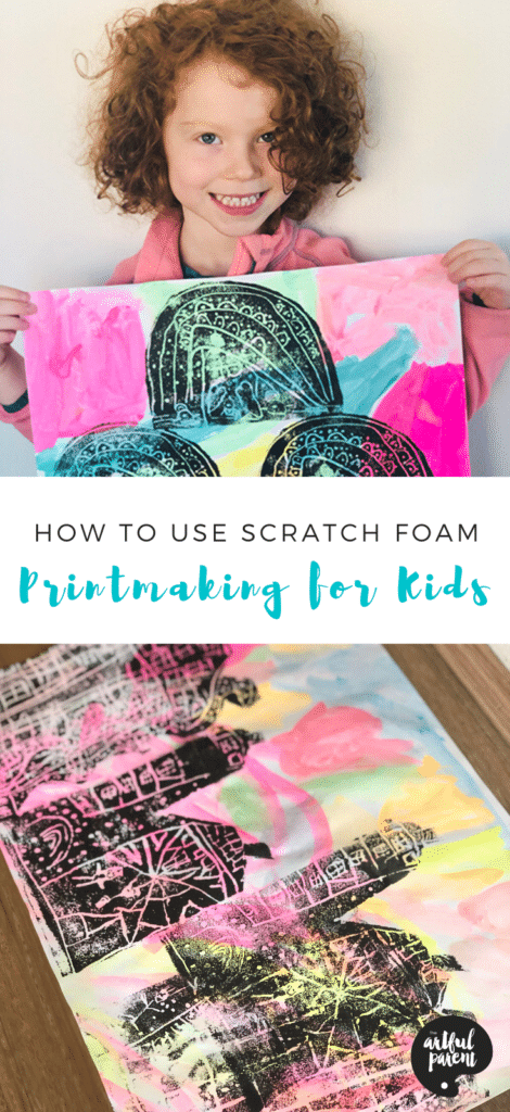 How to Use Scratch Foam for Easy Printmaking for Kids _ Pinterest