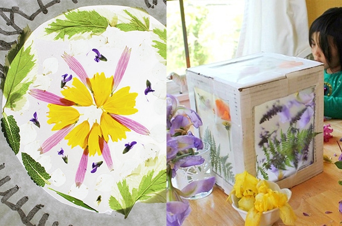 Nature mandala suncatcher with paper plate 3D nature suncatcher – Activity Craft Holidays, Kids, Tips