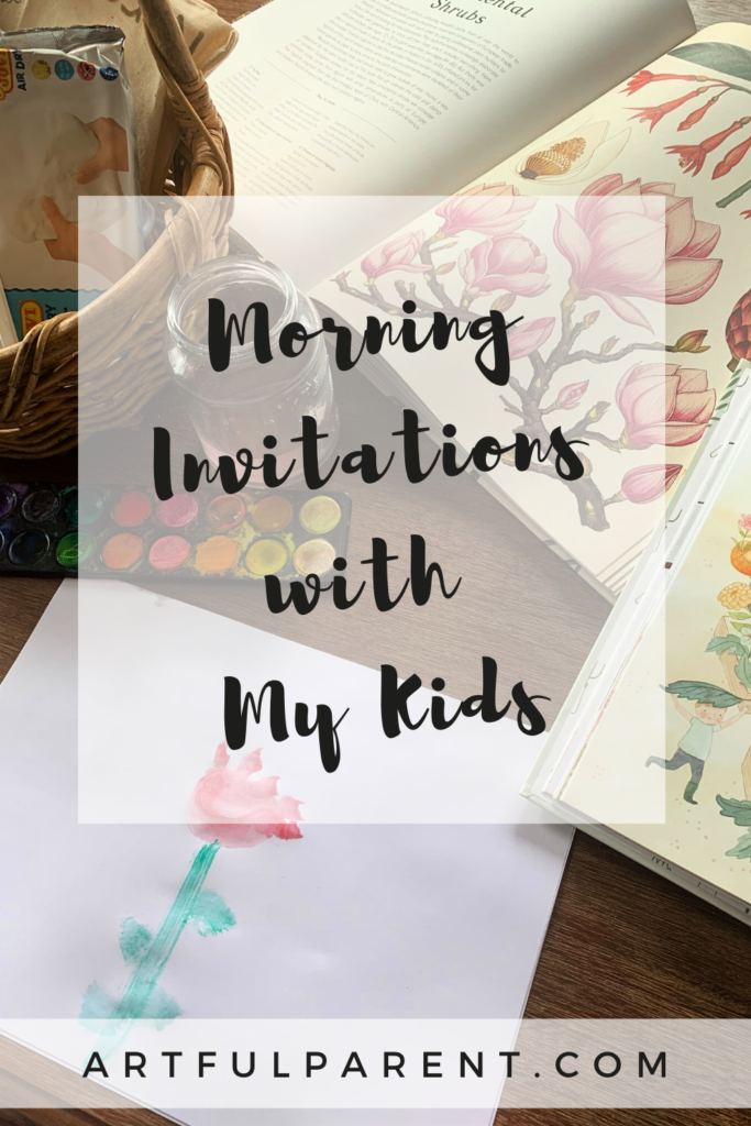morning invitations with kids pin