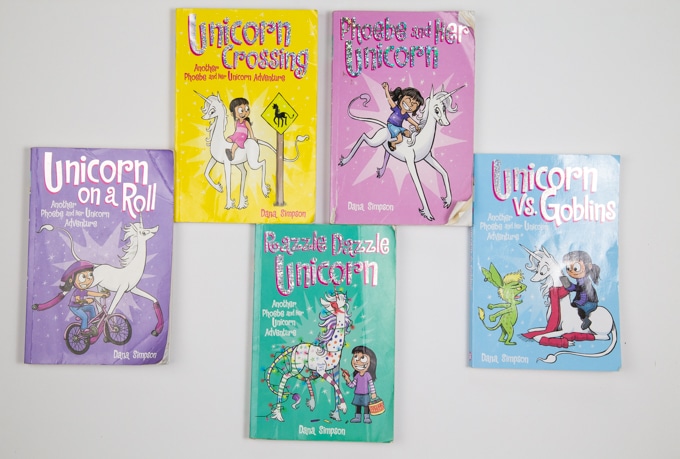 Phoebe and her unicorn series by Dana Simpson