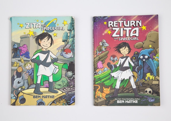 Zita the Space Girl graphic novels series for kids.