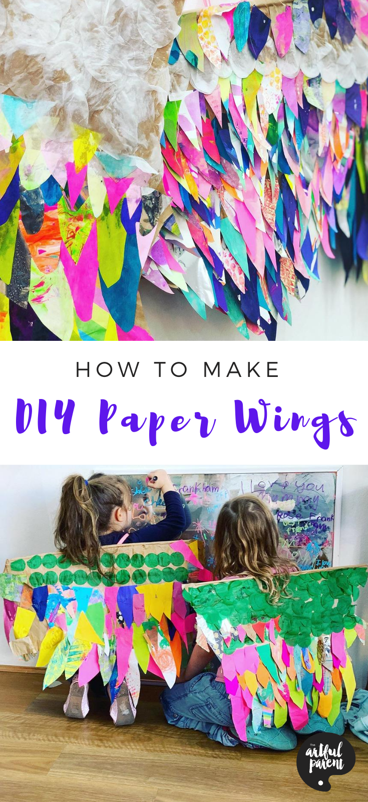 How to Make DIY Paper Wings for Kids