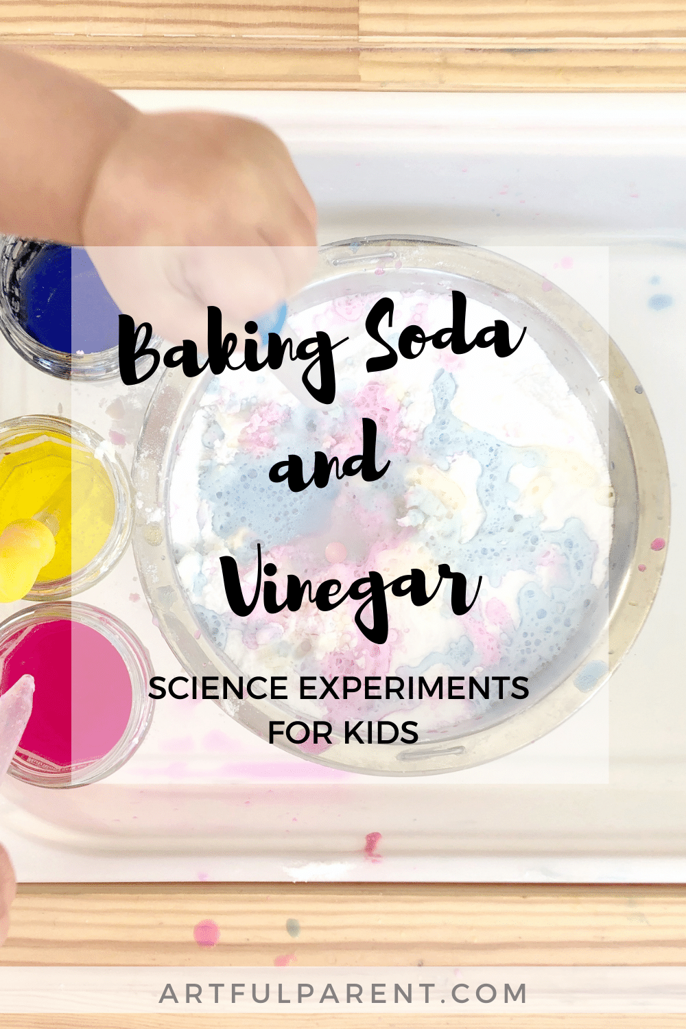 kid experiments vinegar baking soda