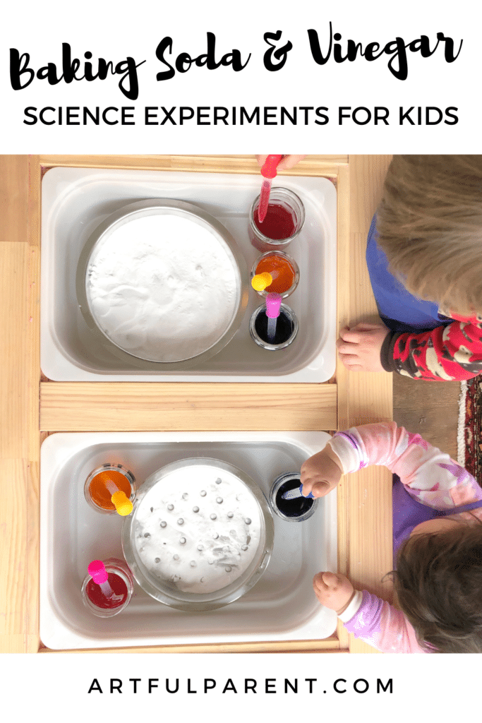 popcorn baking soda vinegar experiment