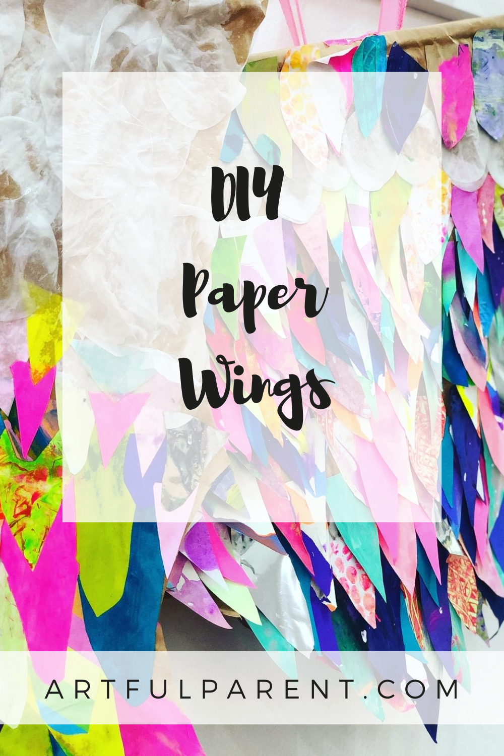 How to Make DIY Paper Wings for Kids