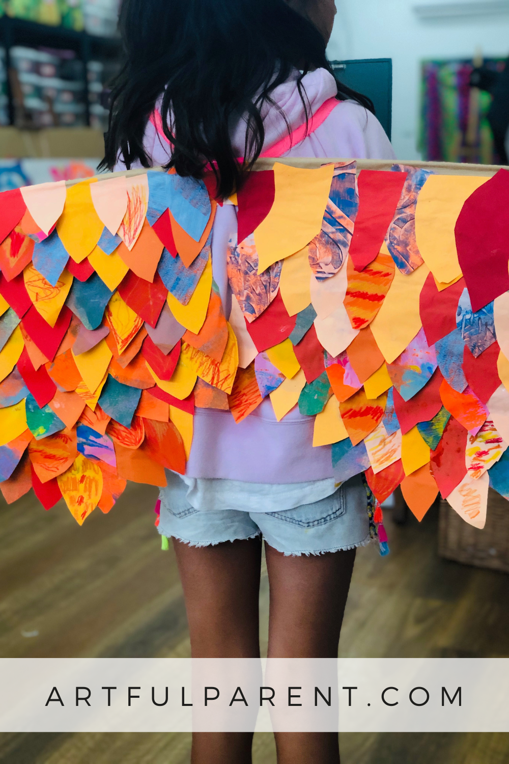 How to Make DIY Paper Wings for Kids
