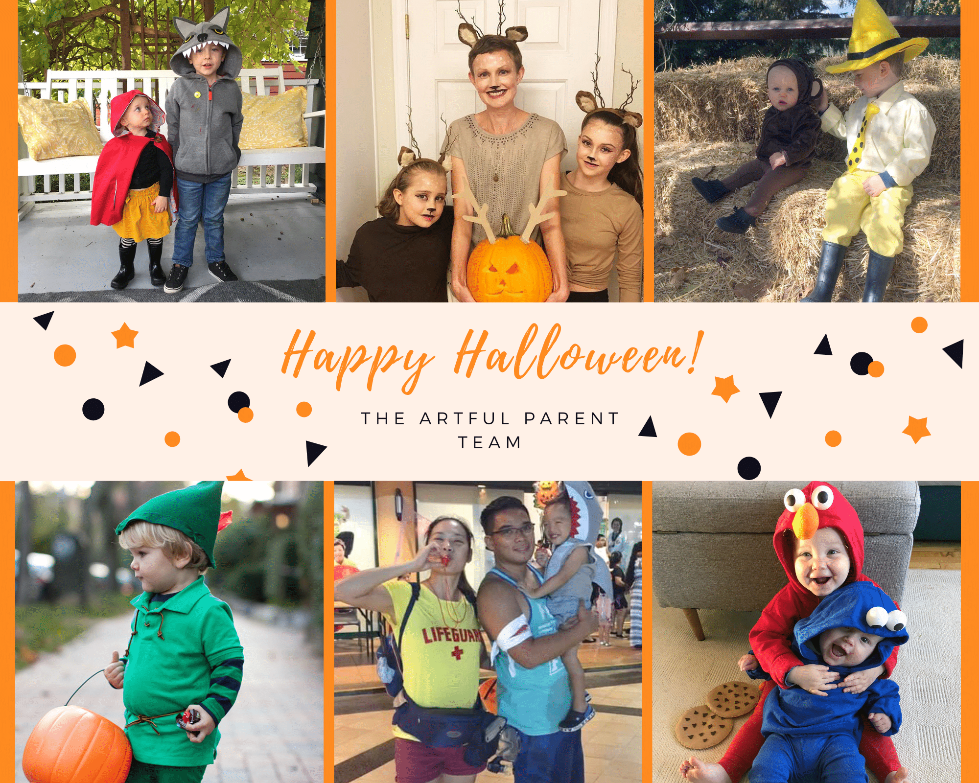 DIY Halloween costumes for kids from The Artful Parent team. 