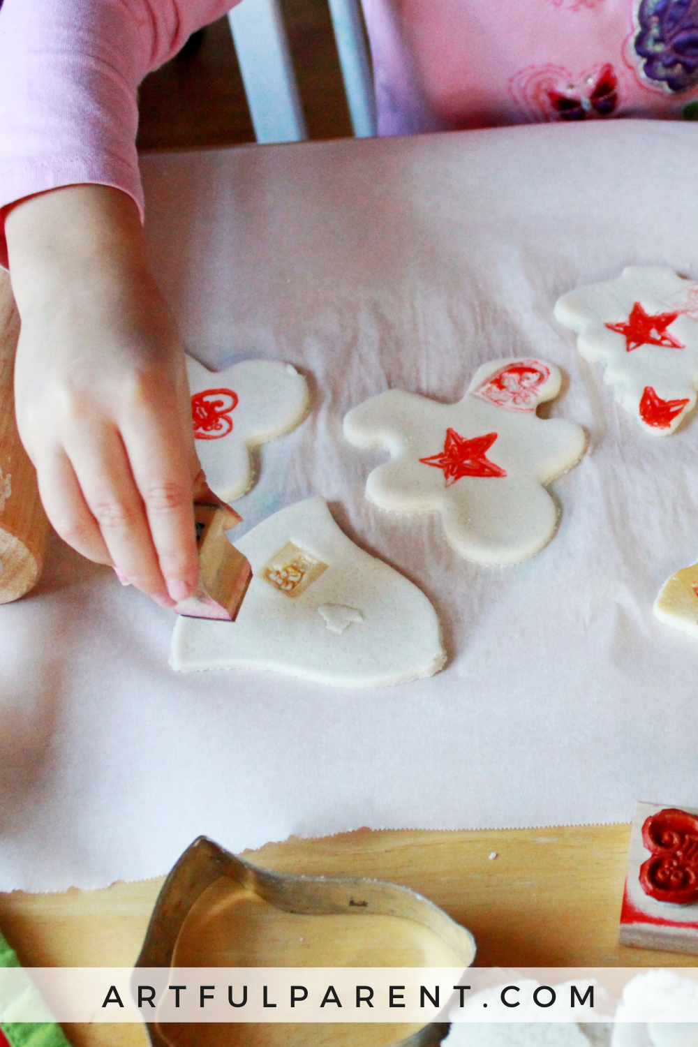 How to Make Stamped Salt Dough Ornaments