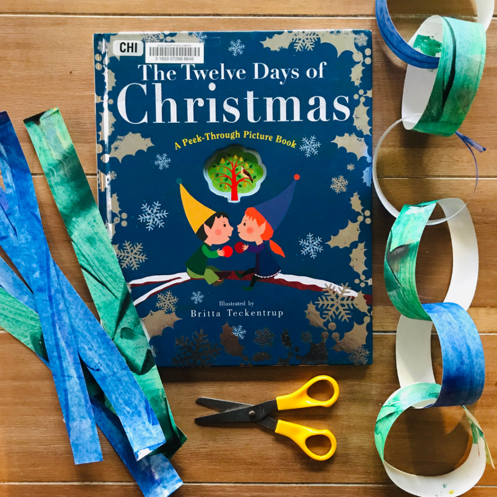 christmas book and countdown