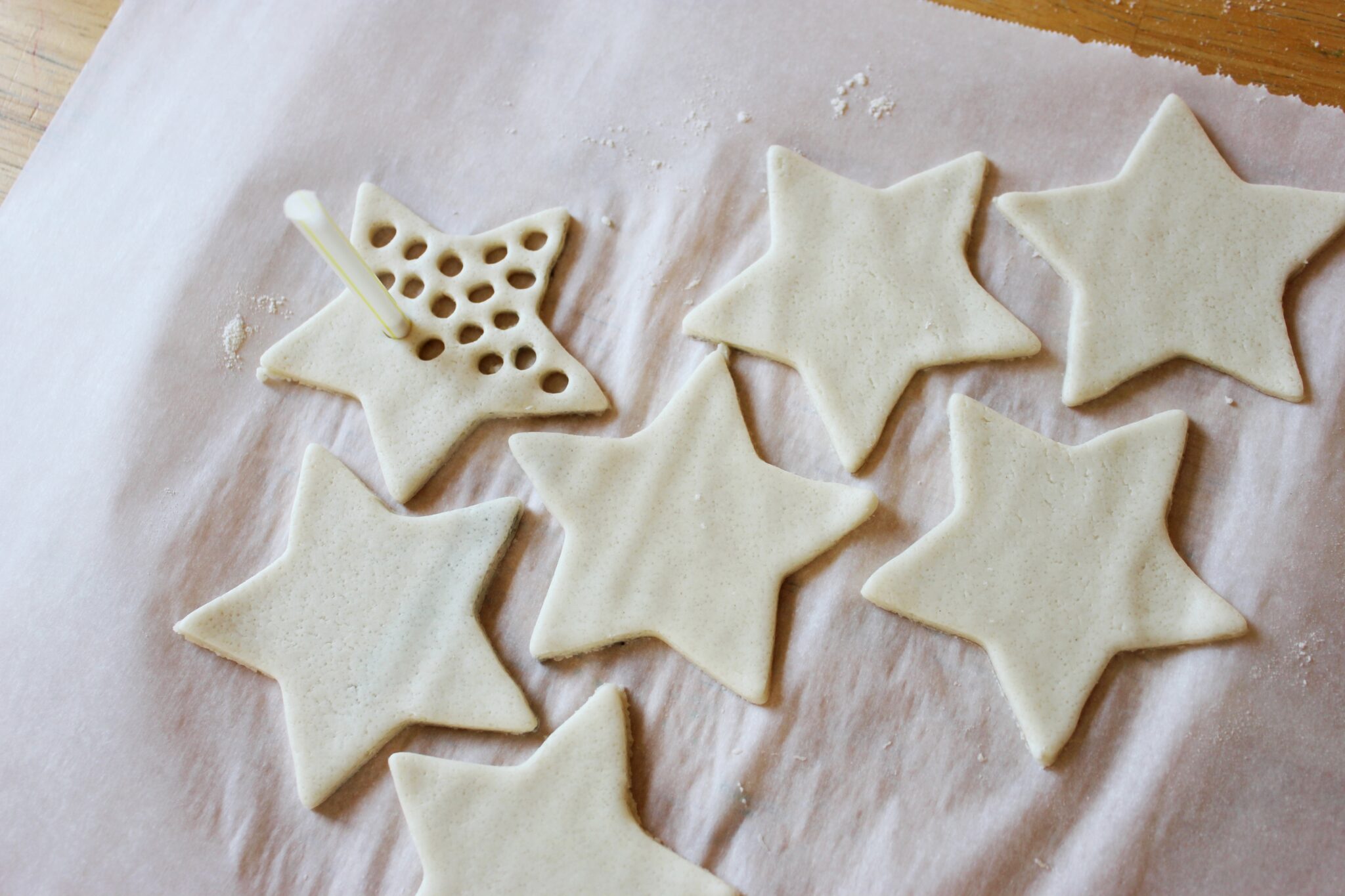 Lacy Salt Dough Ornaments for Christmas