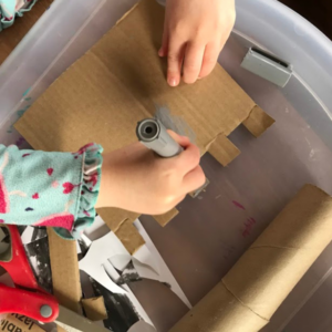 Handmade Cardboard Toy Hiking Gear: Creative, Eco-Friendly Fun