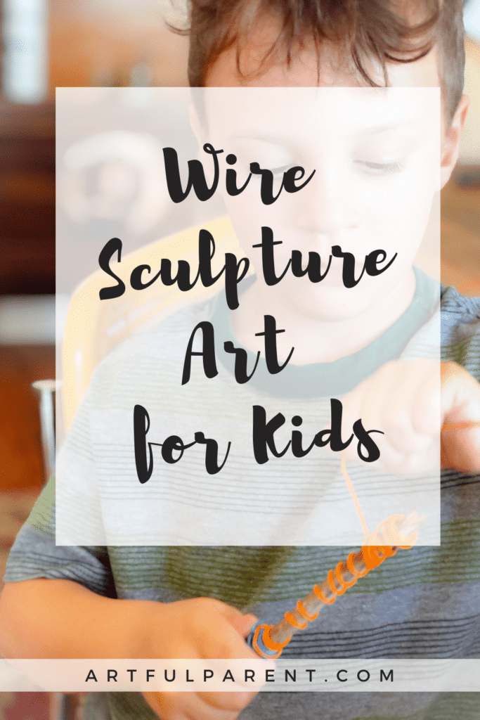 Wire Sculpture Art for Kids